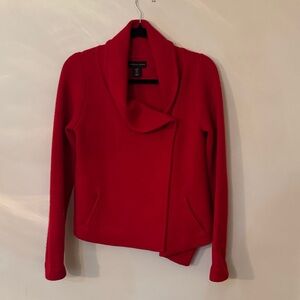 Adrienne Vittadini Red Cowl Neck Sweater